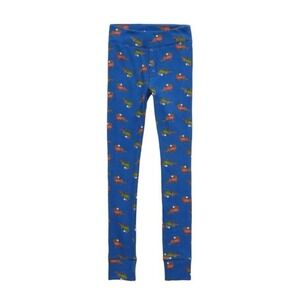 Aerie Dachshund Print‎ Pajama Leggings Blue Waffle Knit Lounge Pants Jogger S